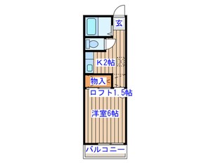 プリンスコ－ト原町の物件間取画像